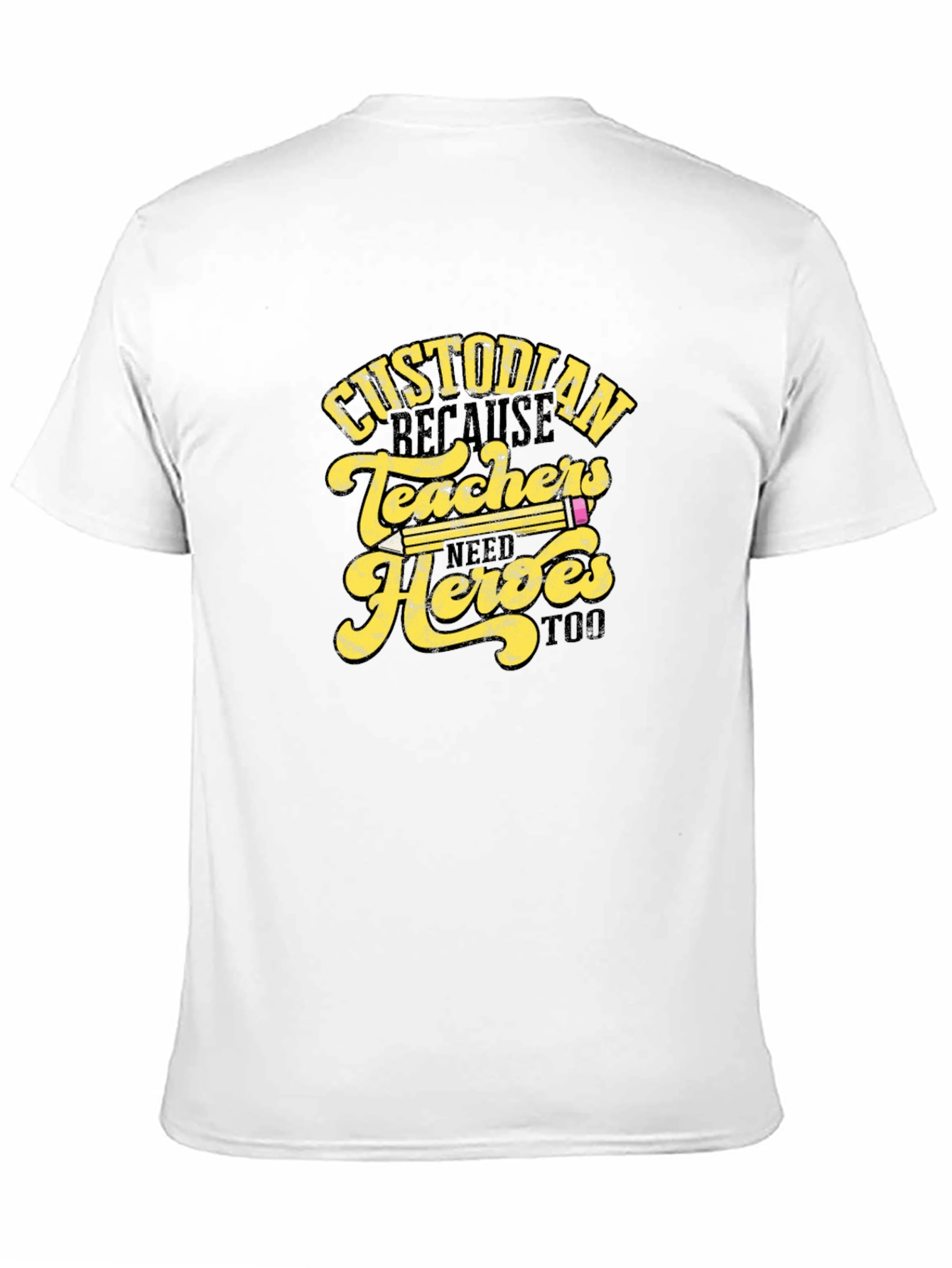 Custodian Teachers Heroes T-Shirt