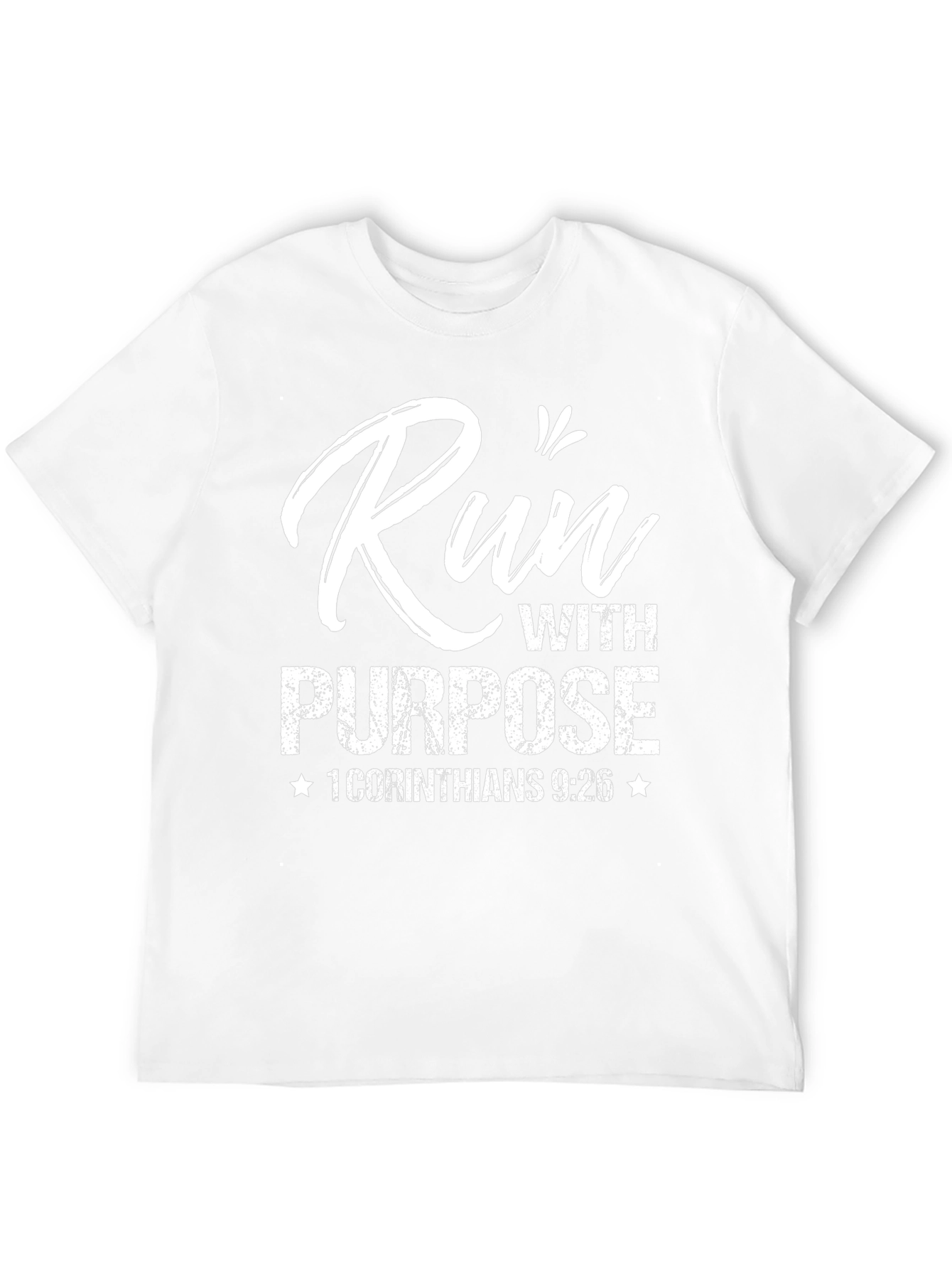 Run With Purpose T-Shirt - Christian Scripture Tee