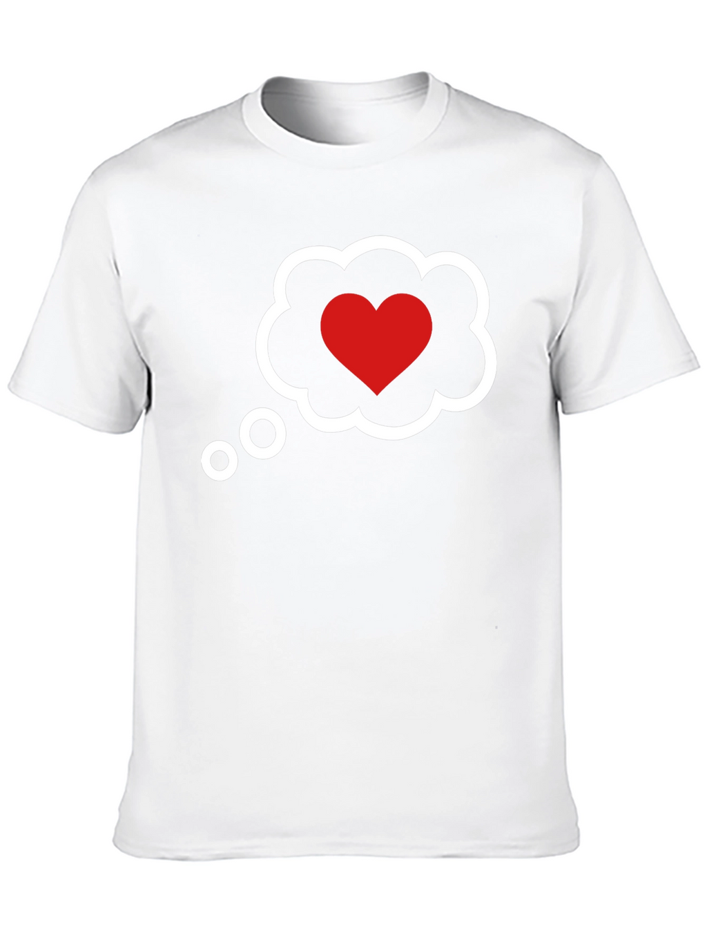Heart Cloud T-Shirt - Romantic Graphic Tee