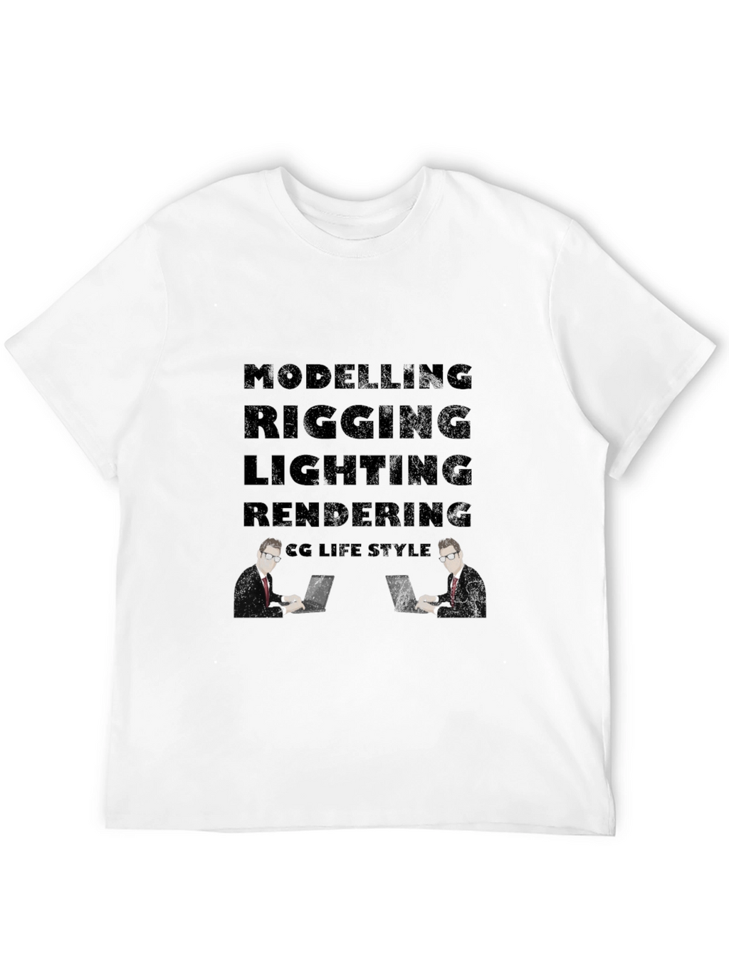 CG Life Style Mens Black T-Shirt