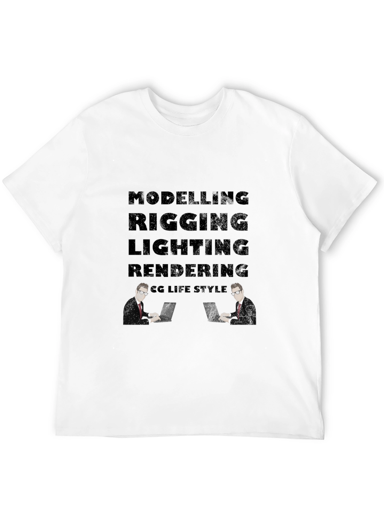 CG Life Style Mens Black T-Shirt