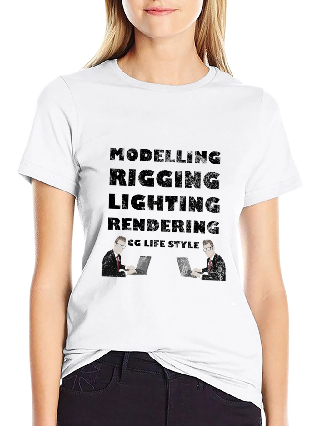 CG Life Style Mens Black T-Shirt