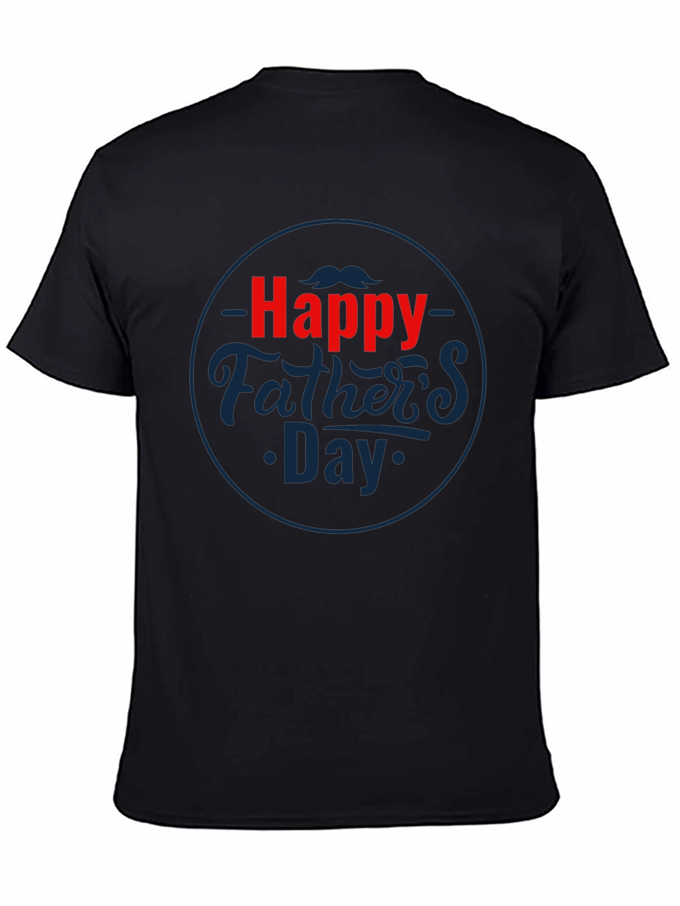 Happy Fathers Day Black T-Shirt