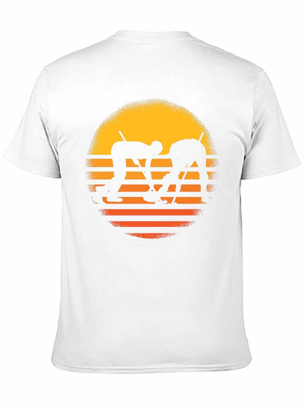 Curling Sunset Graphic Tee