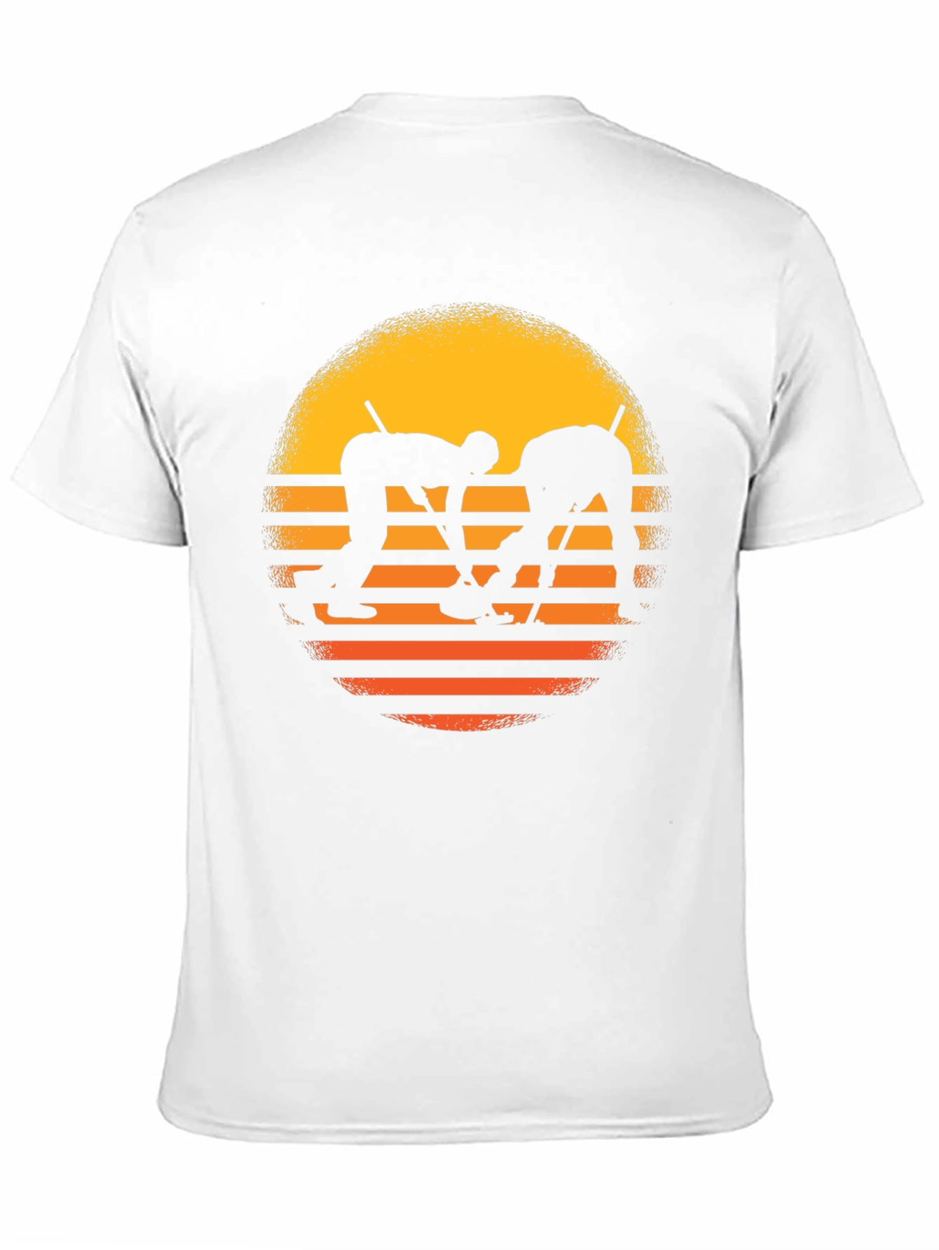 Curling Sunset Graphic Tee