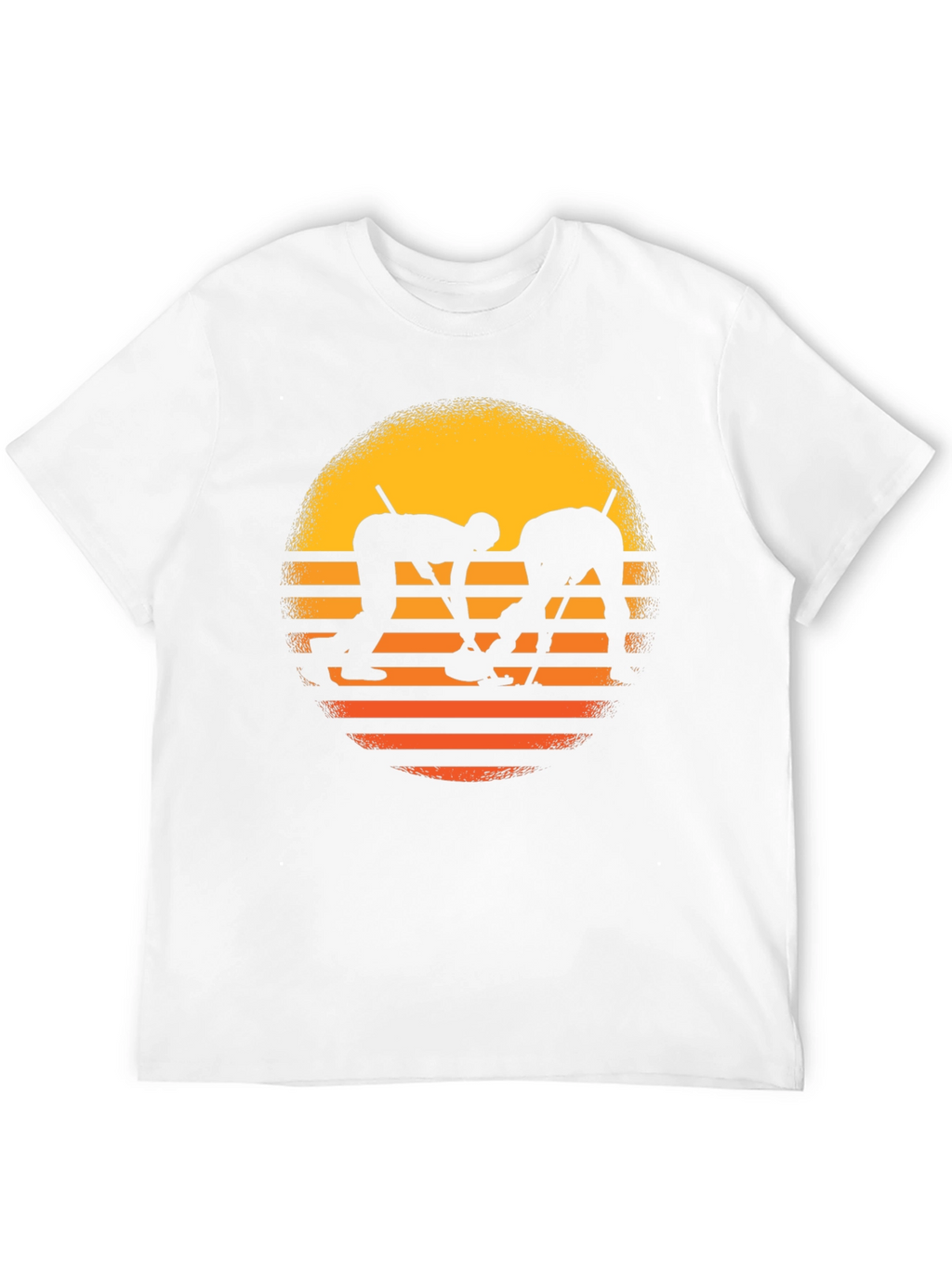 Curling Sunset Graphic Tee
