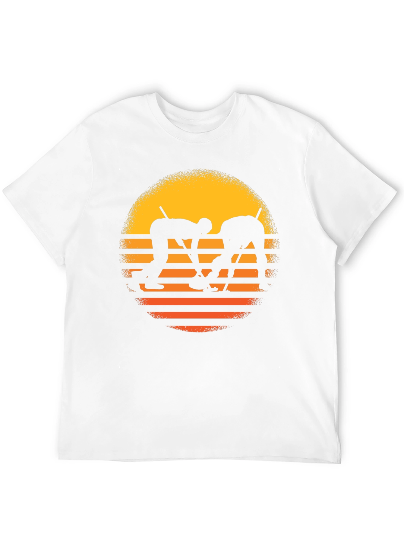 Curling Sunset Graphic Tee