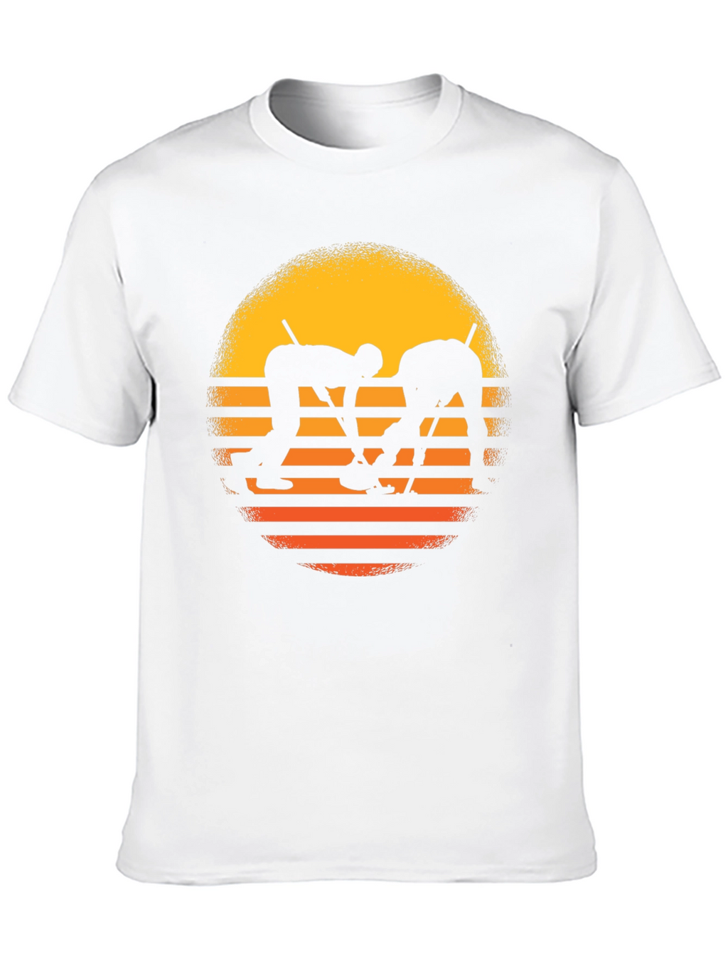 Curling Sunset Graphic Tee