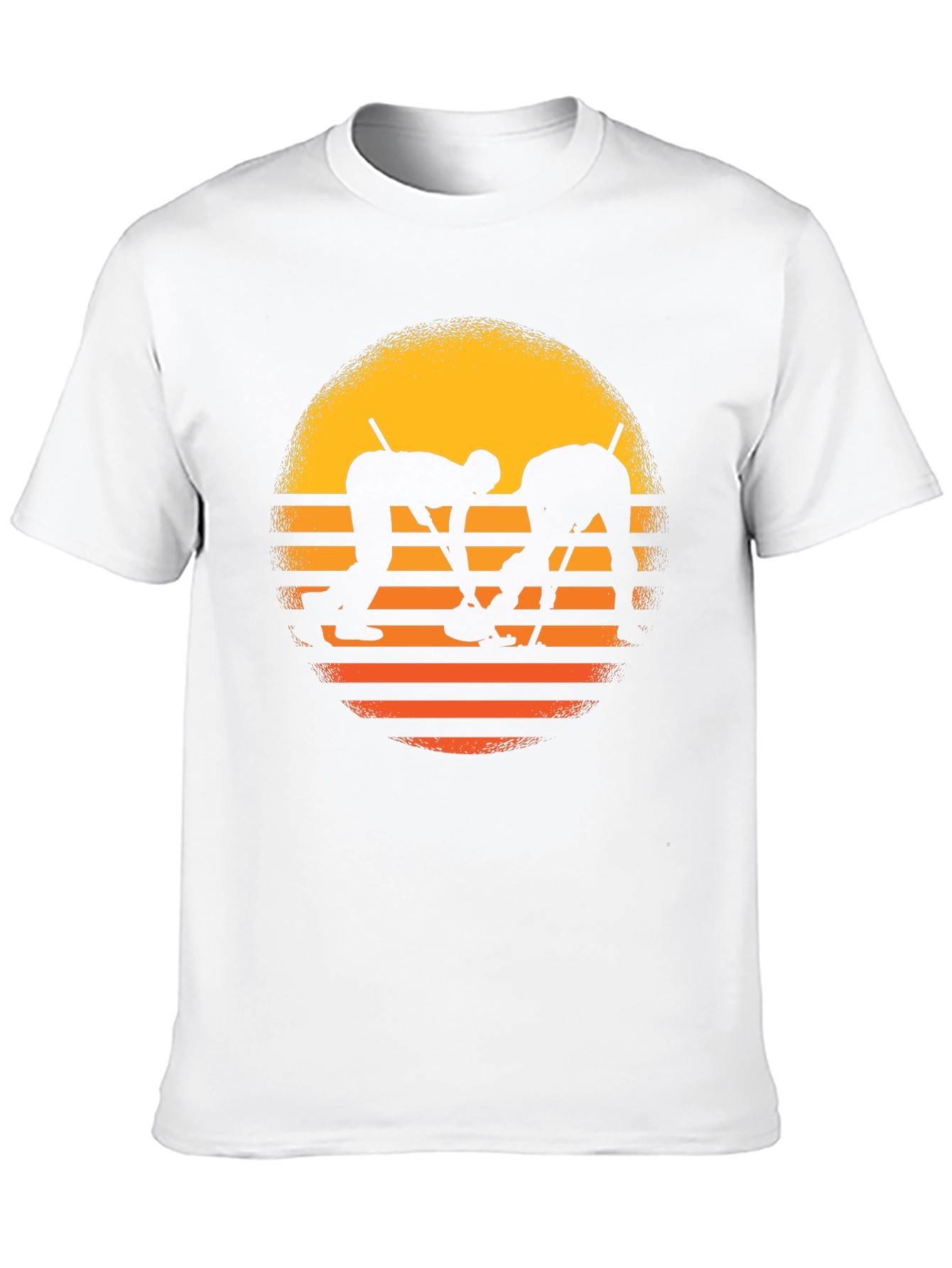 Curling Sunset Graphic Tee