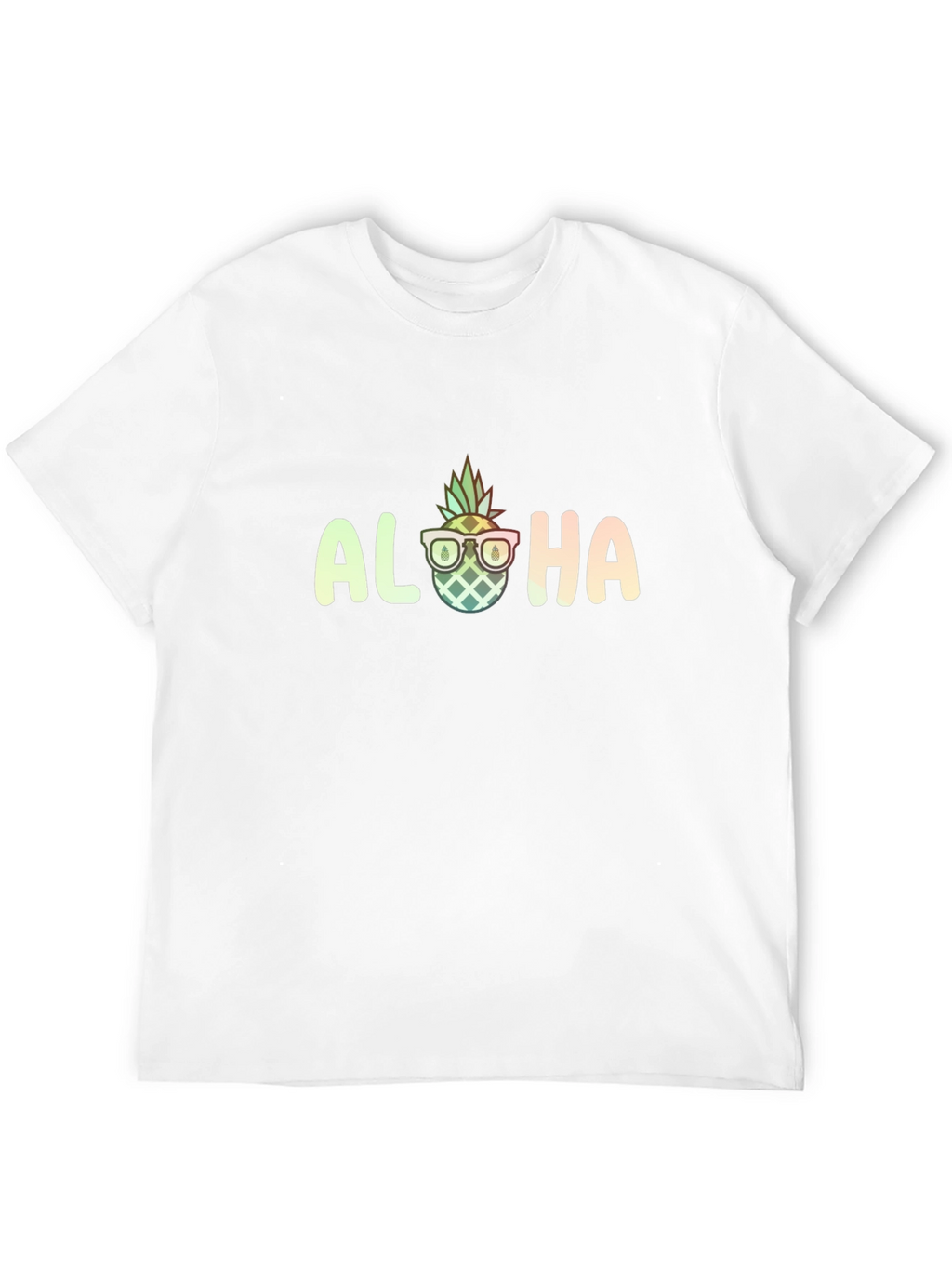 Aloha Pineapple Graphic T-Shirt - Tropical Summer Style