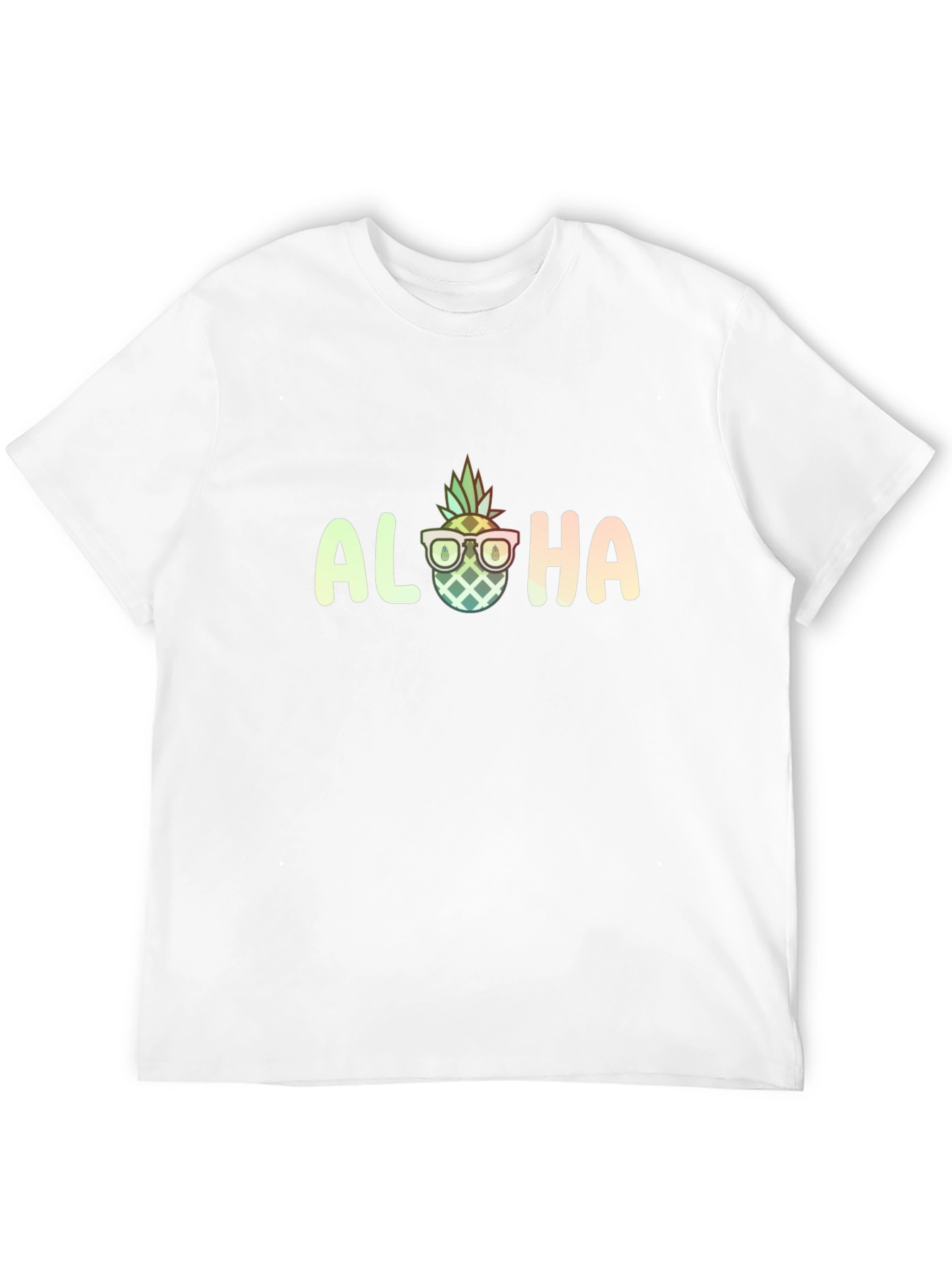 Aloha Pineapple Graphic T-Shirt - Tropical Summer Style
