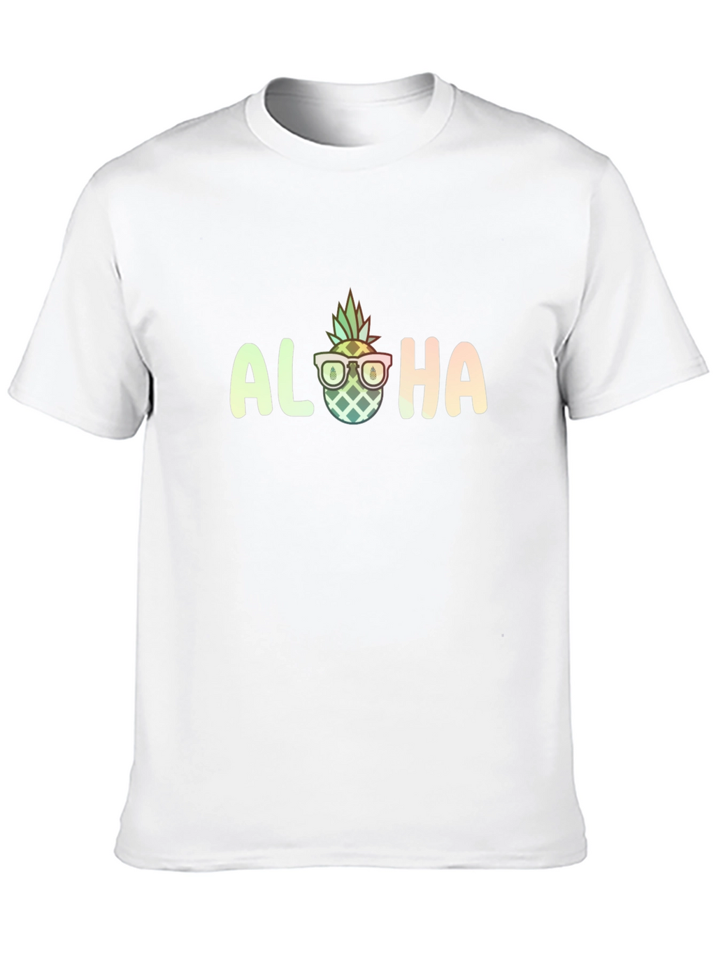 Aloha Pineapple Graphic T-Shirt - Tropical Summer Style