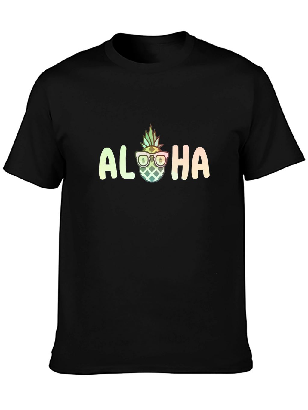 Aloha Pineapple Graphic T-Shirt - Tropical Summer Style