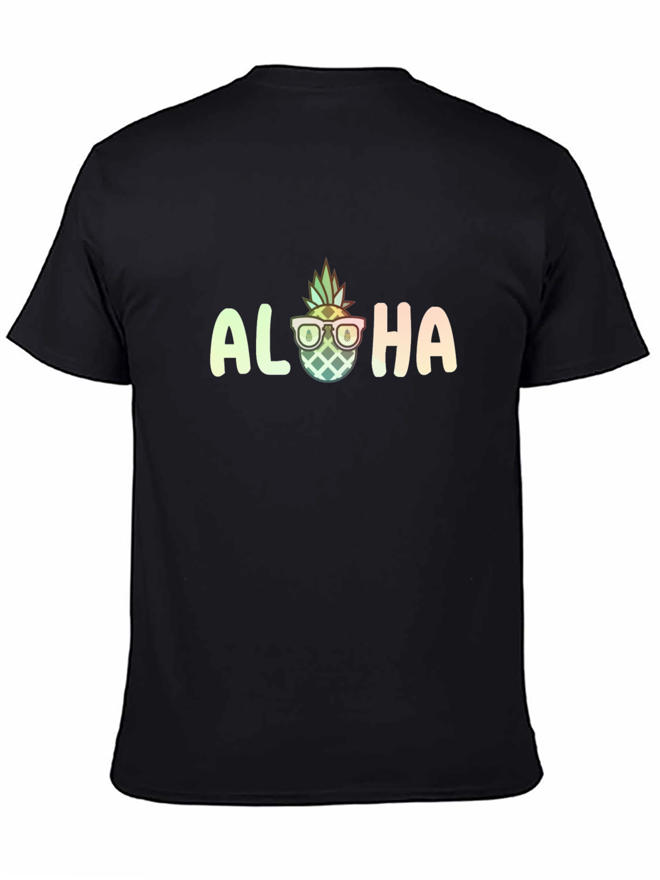 Aloha Pineapple Graphic T-Shirt - Tropical Summer Style