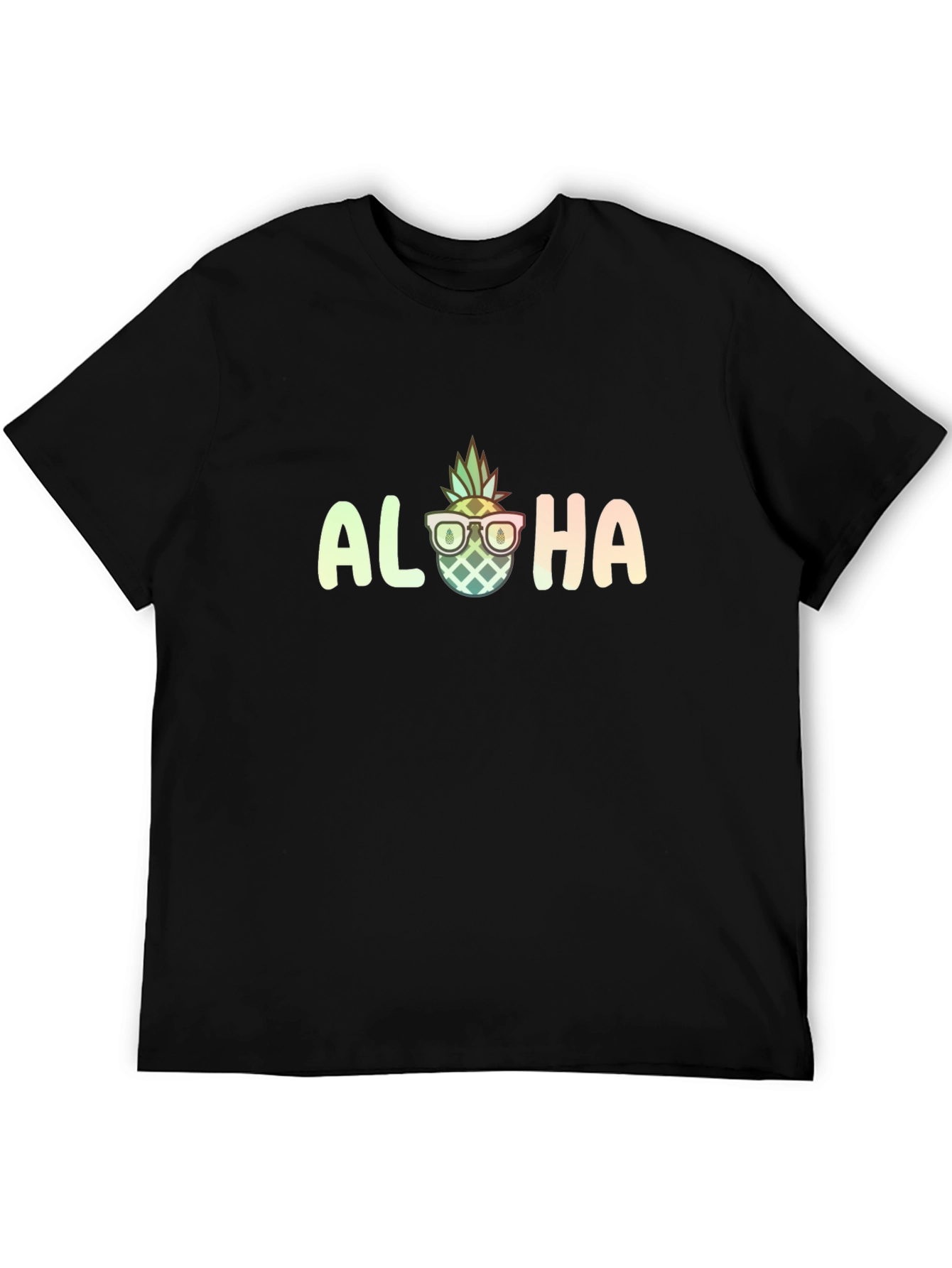 Aloha Pineapple Graphic T-Shirt - Tropical Summer Style