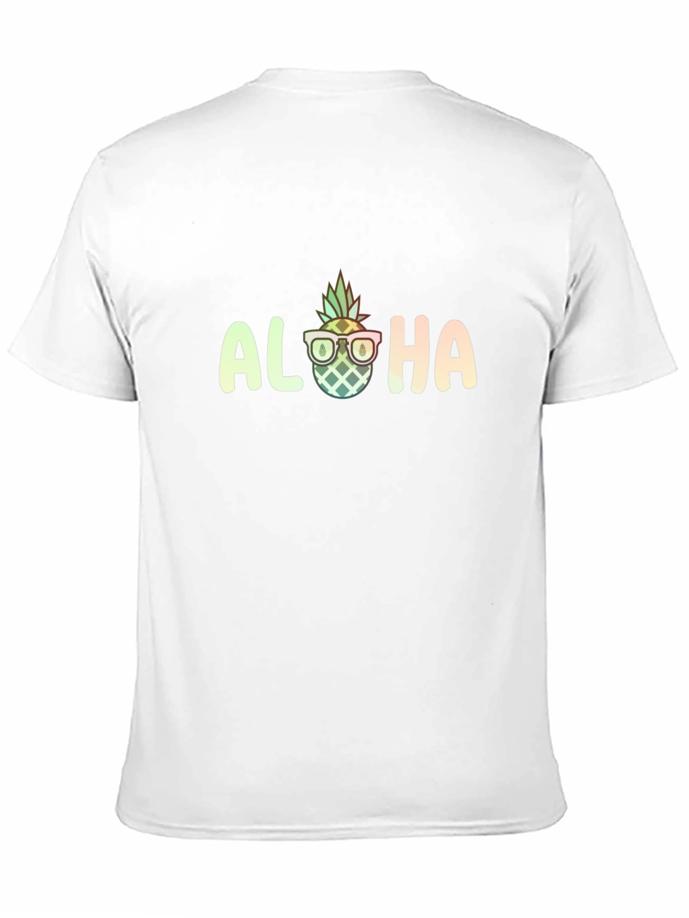 Aloha Pineapple Graphic T-Shirt - Tropical Summer Style