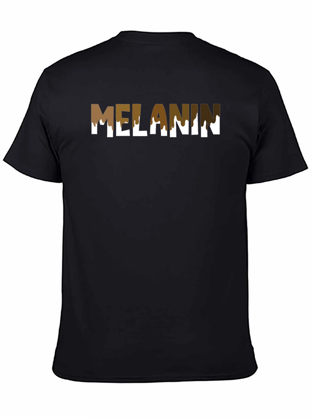 Melanin Drip Graphic T-Shirt - Stylish Crew Neck Tee