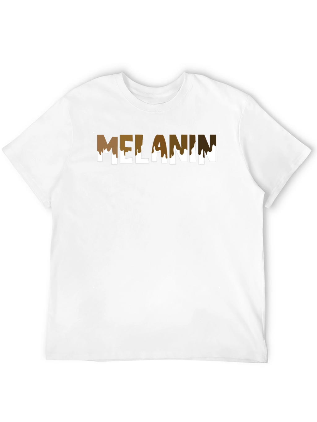 Melanin Drip Graphic T-Shirt - Stylish Crew Neck Tee