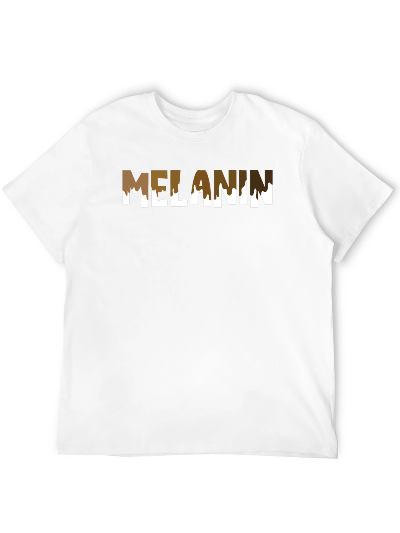 Melanin Drip Graphic T-Shirt - Stylish Crew Neck Tee