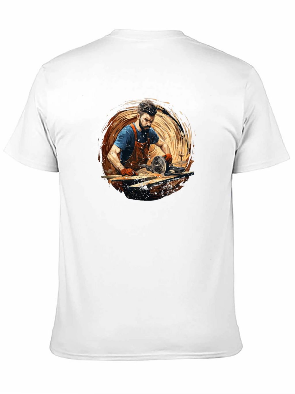 Carpenter Graphic Tee - Black Cotton Comfort