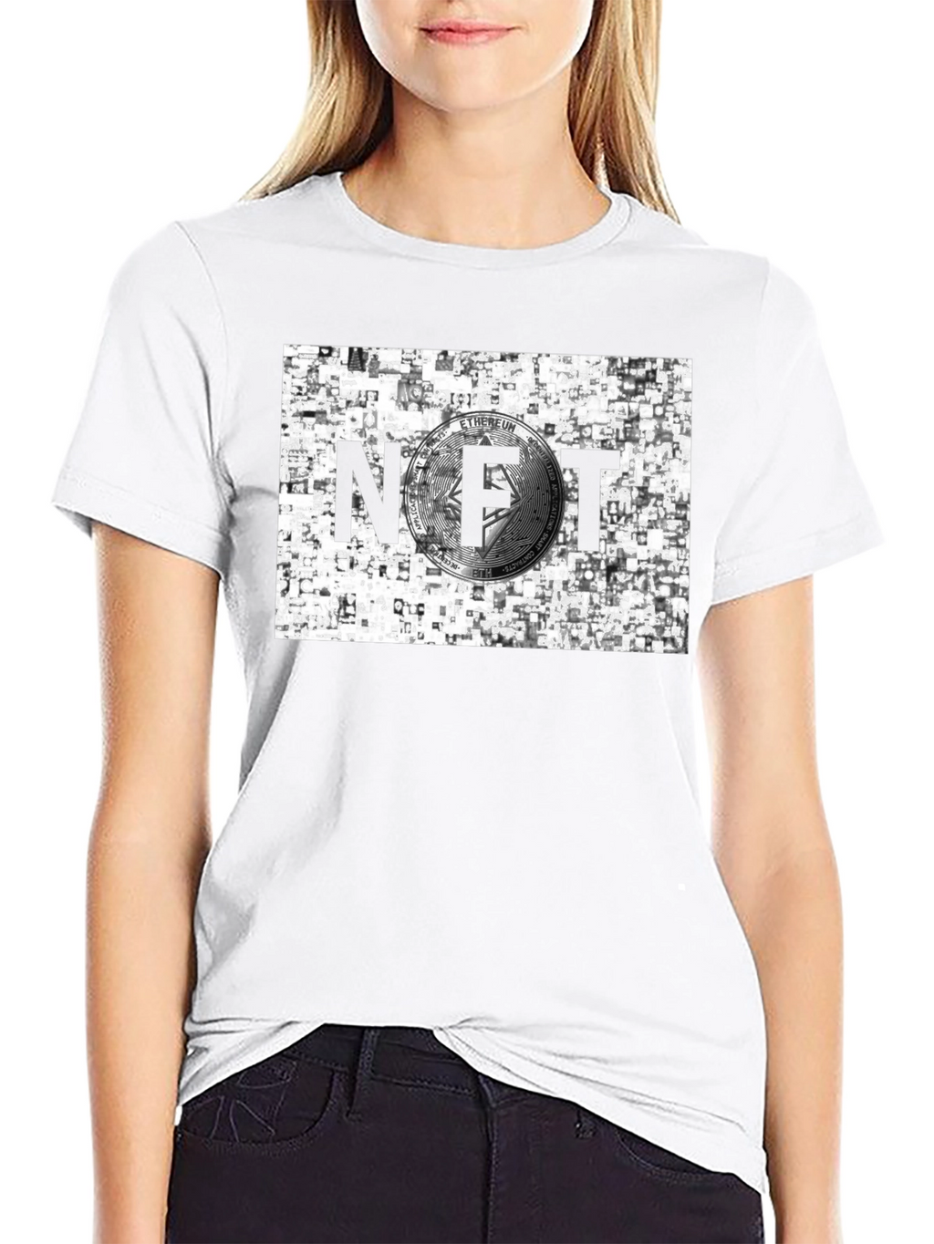 NFT Ethereum Crypto Black T-Shirt
