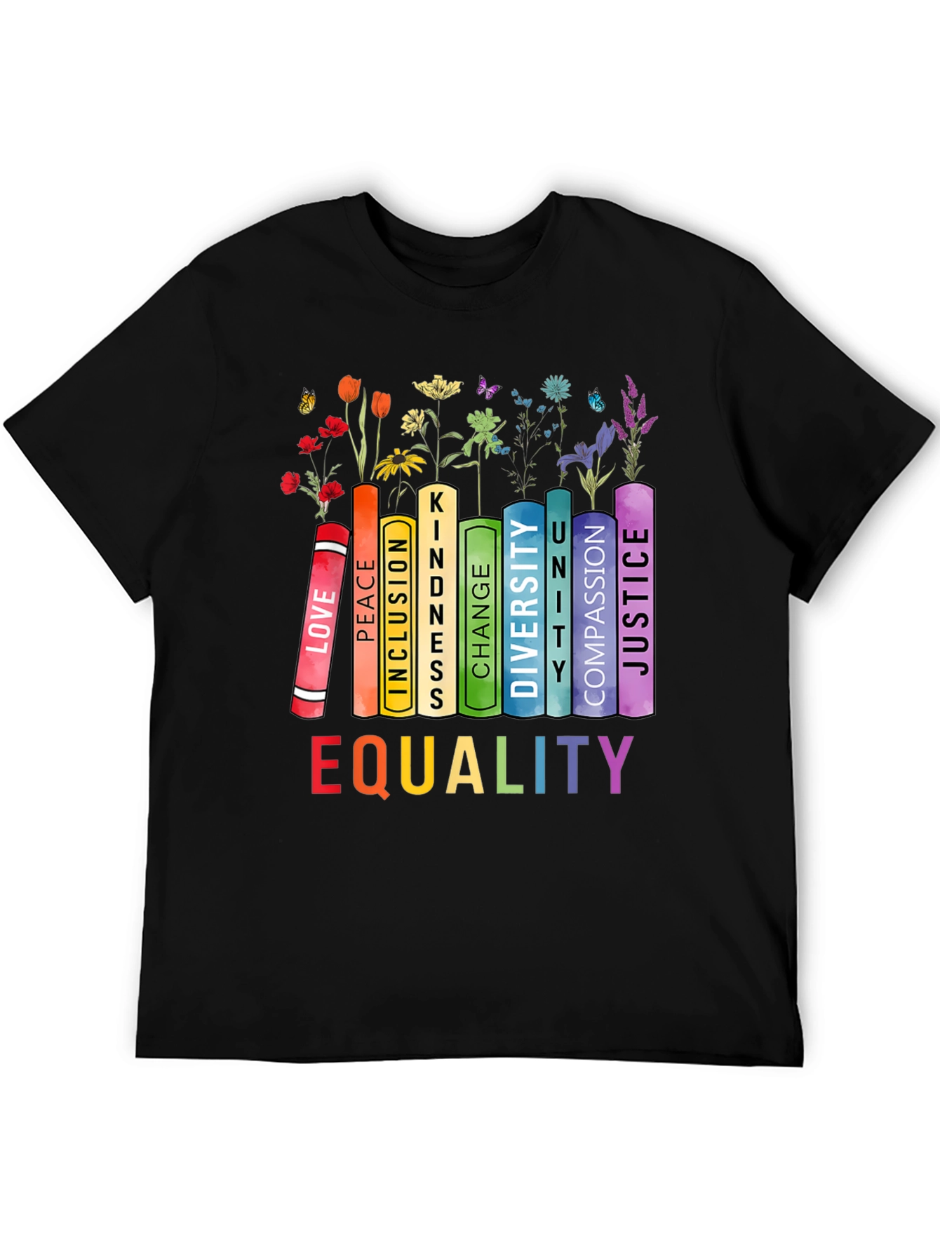 Equality Book Stack Tee