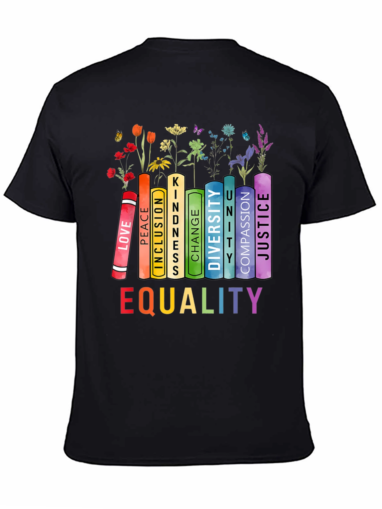 Equality Book Stack Tee