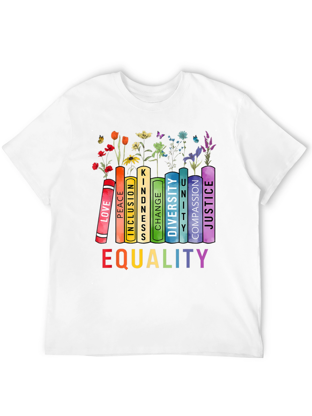 Equality Book Stack Tee