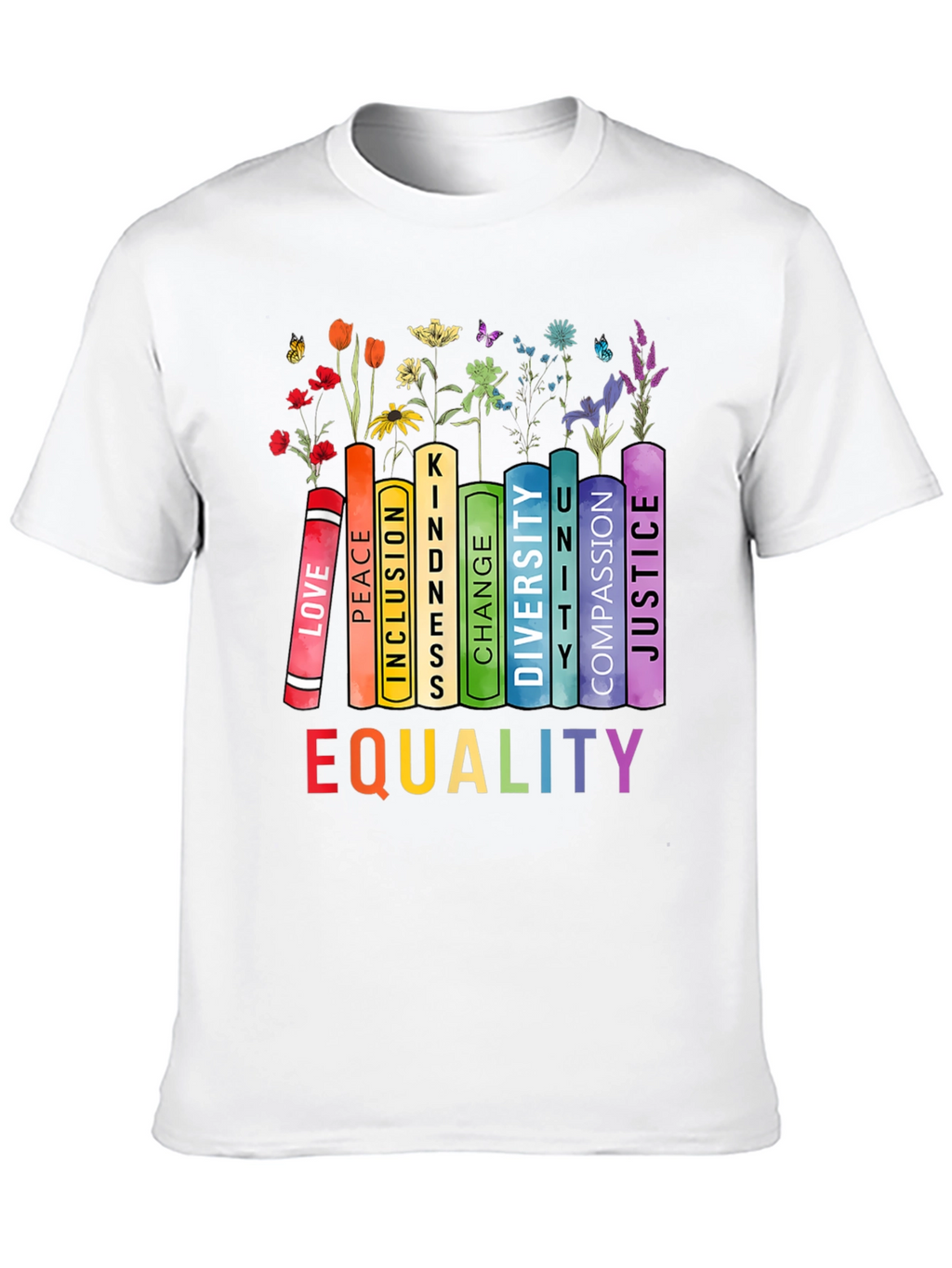 Equality Book Stack Tee