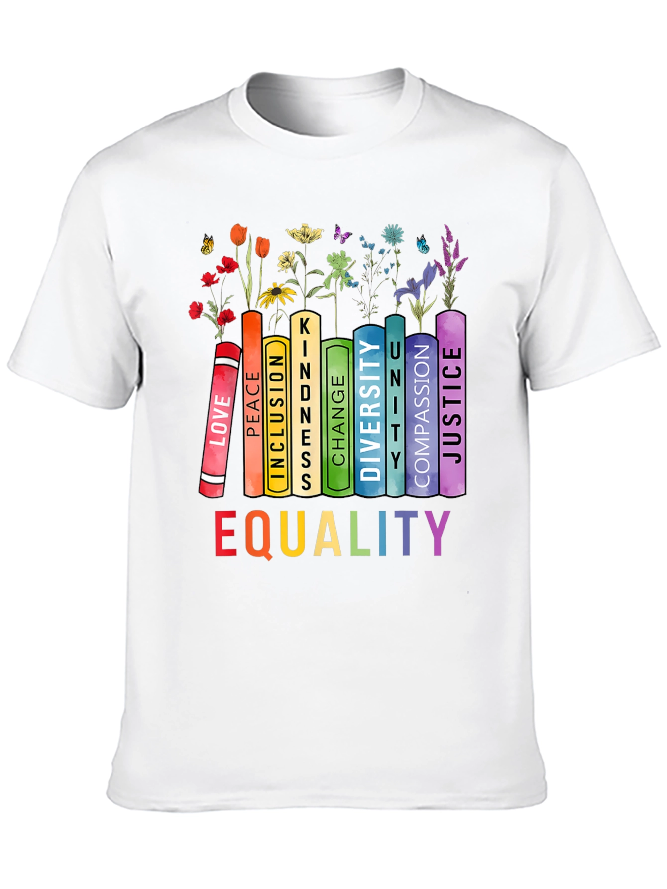 Equality Book Stack Tee