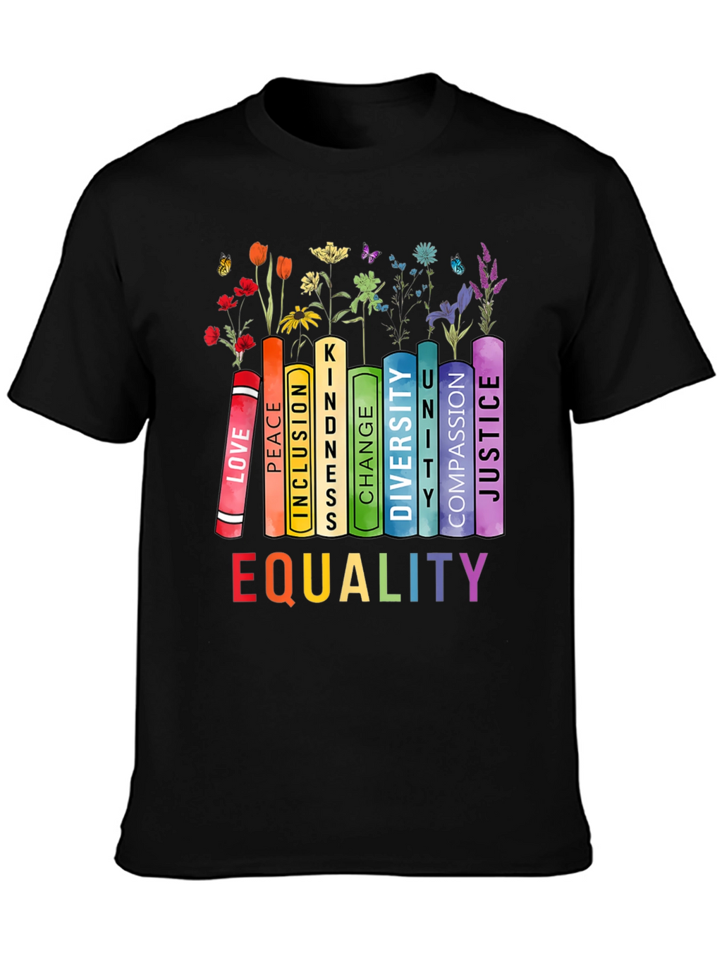 Equality Book Stack Tee