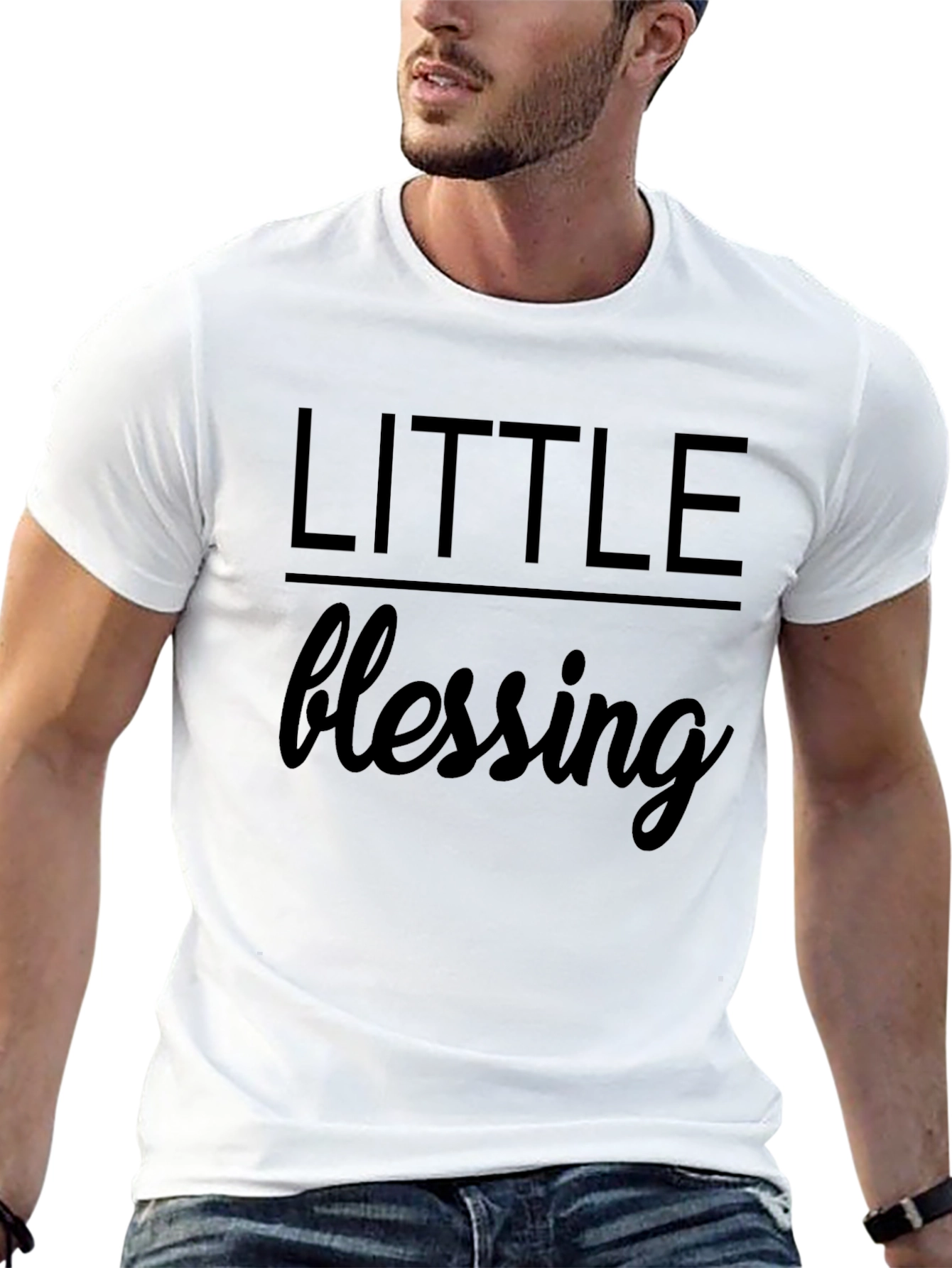 Little Blessing Black T-Shirt
