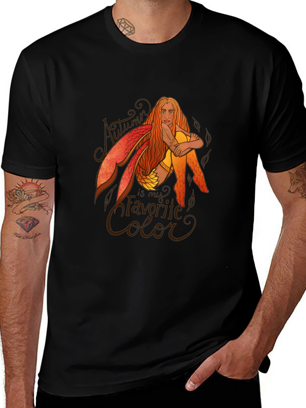 Autumn Fairy Graphic T-Shirt
