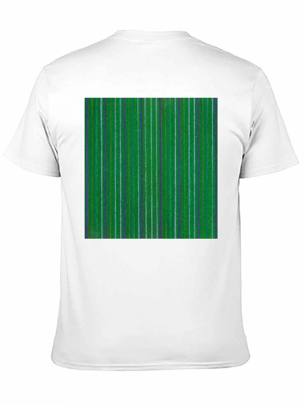 Striped Green Graphic Tee