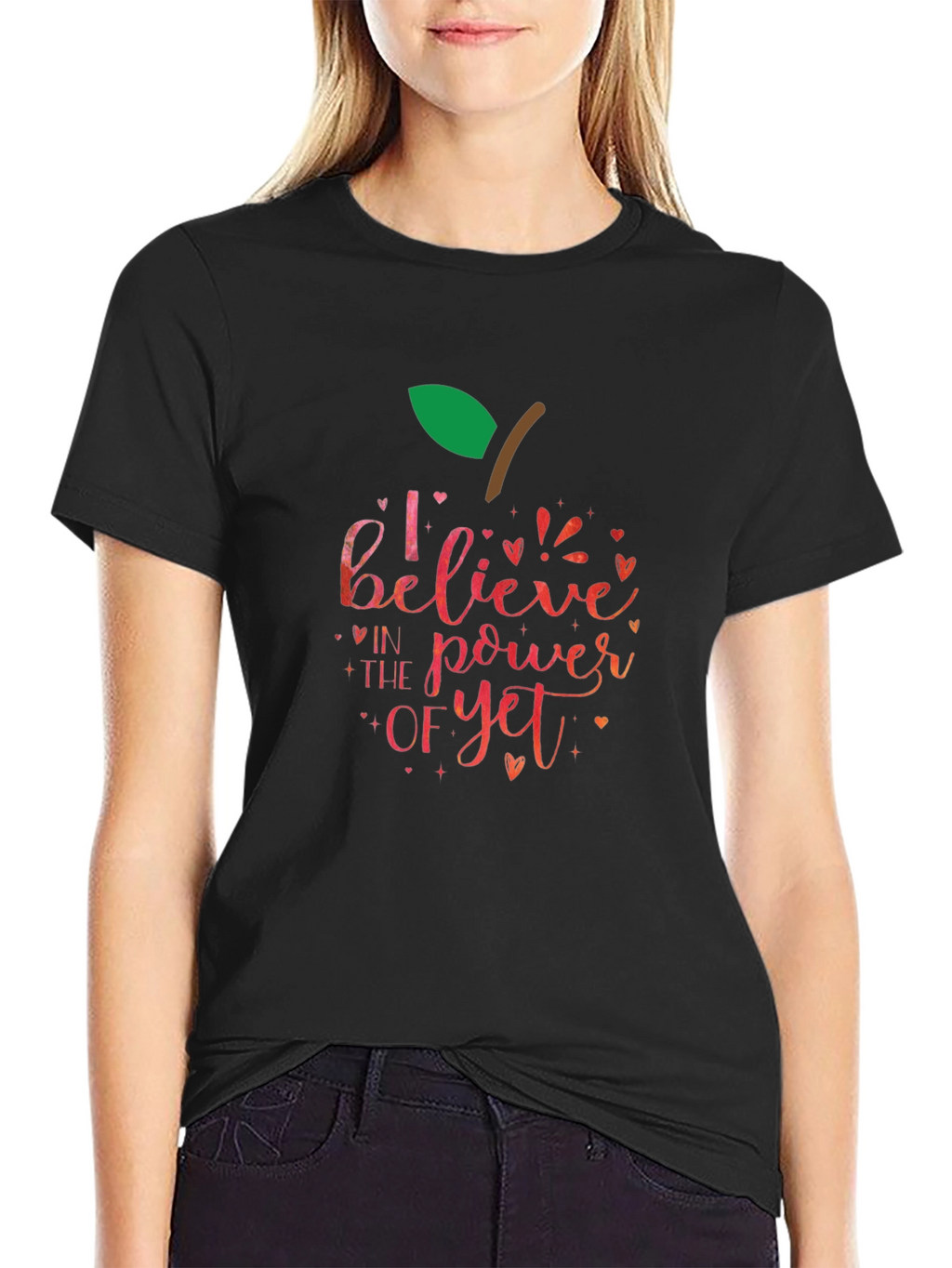Believe In The Power Of Yet Apple T-Shirt