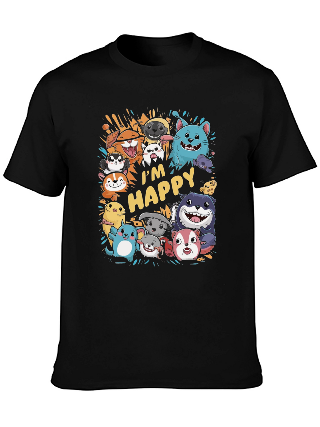 Im Happy Cartoon Animal T-Shirt