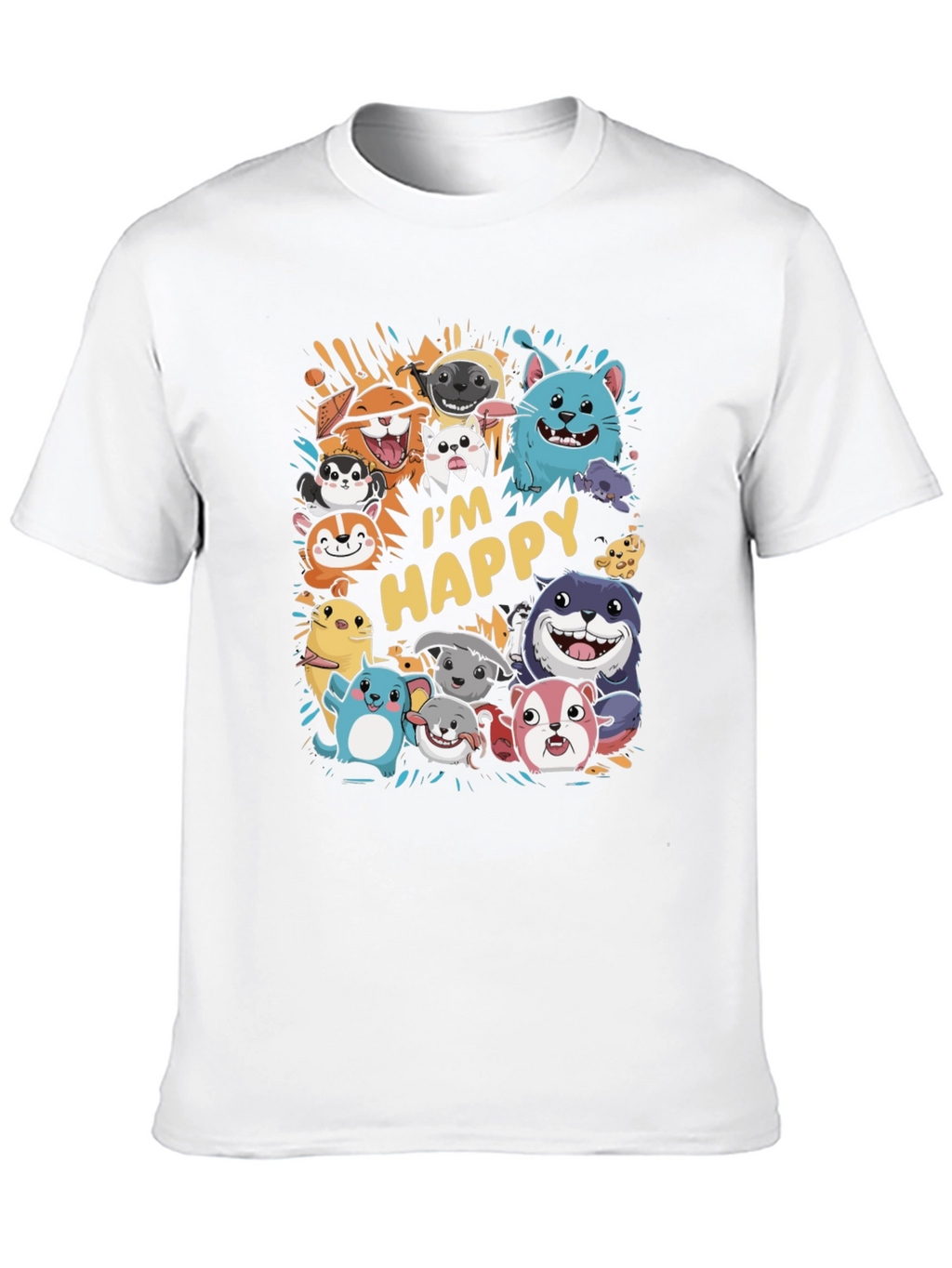 Im Happy Cartoon Animal T-Shirt