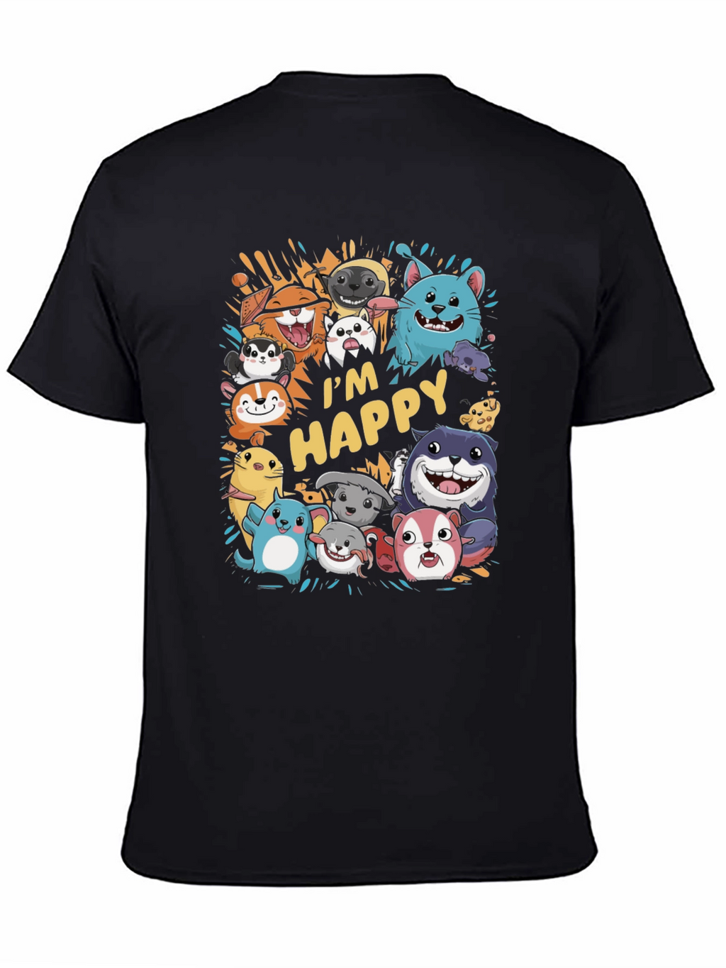 Im Happy Cartoon Animal T-Shirt