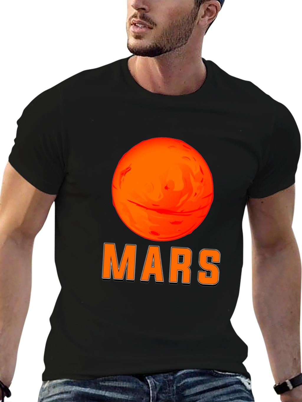 Mars Graphic Tee - Space Inspired Design