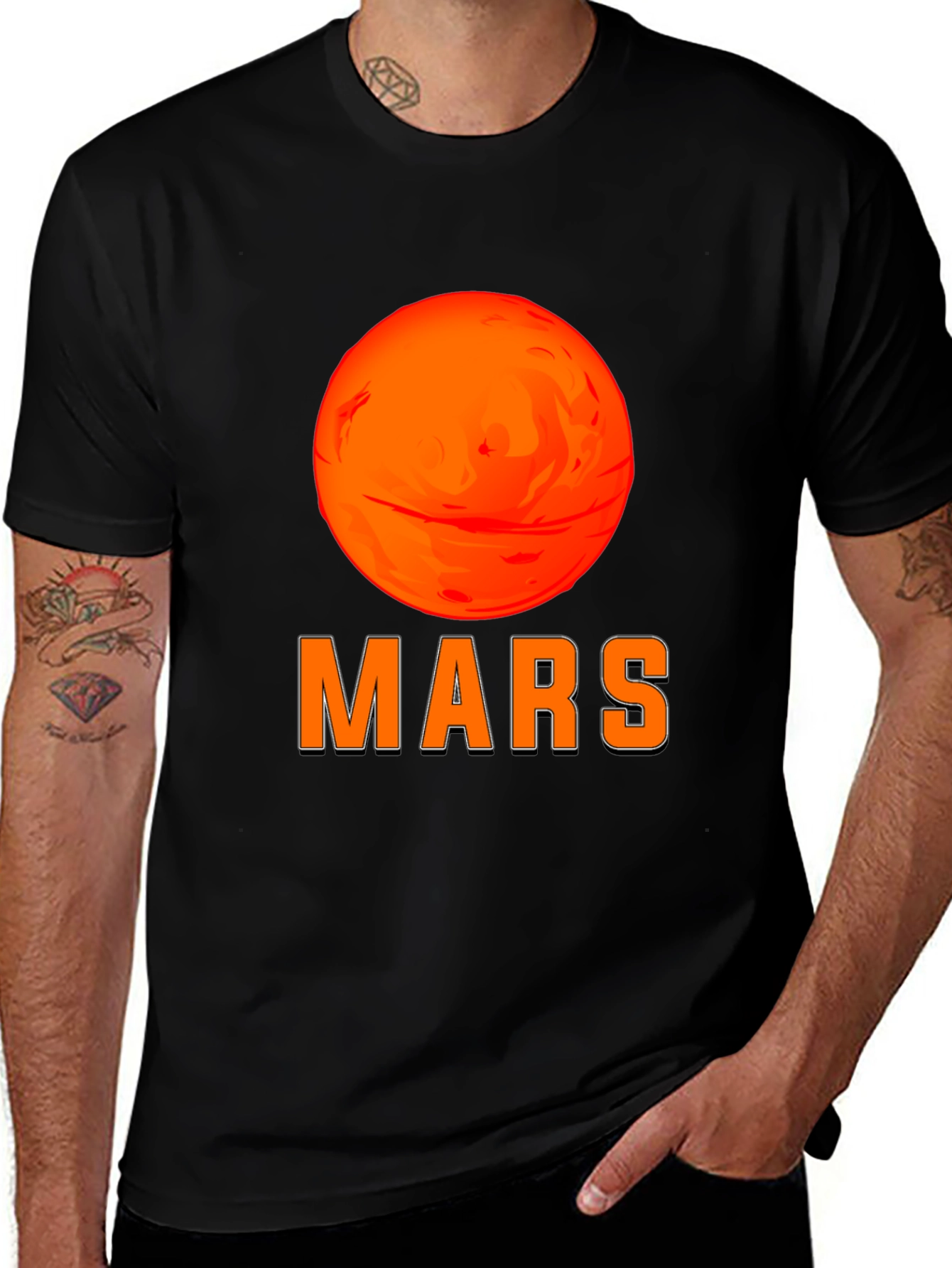 Mars Graphic Tee - Space Inspired Design