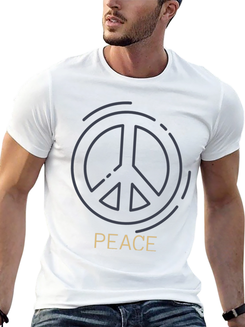 Peace Symbol T-Shirt - Stylish & Comfortable