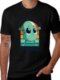 Ha-Pea to be Vegan T-Shirt -  Black