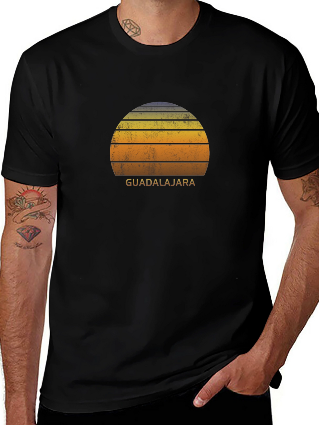 Retro Guadalajara Sunset T-Shirt