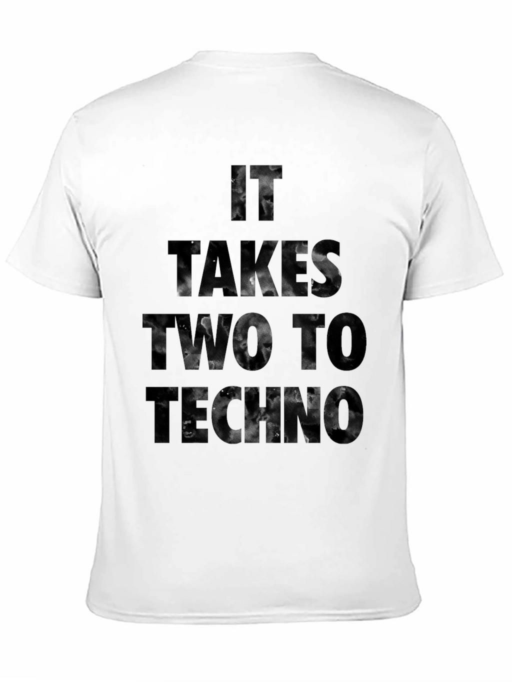 It Takes Two To Techno Black T-Shirt