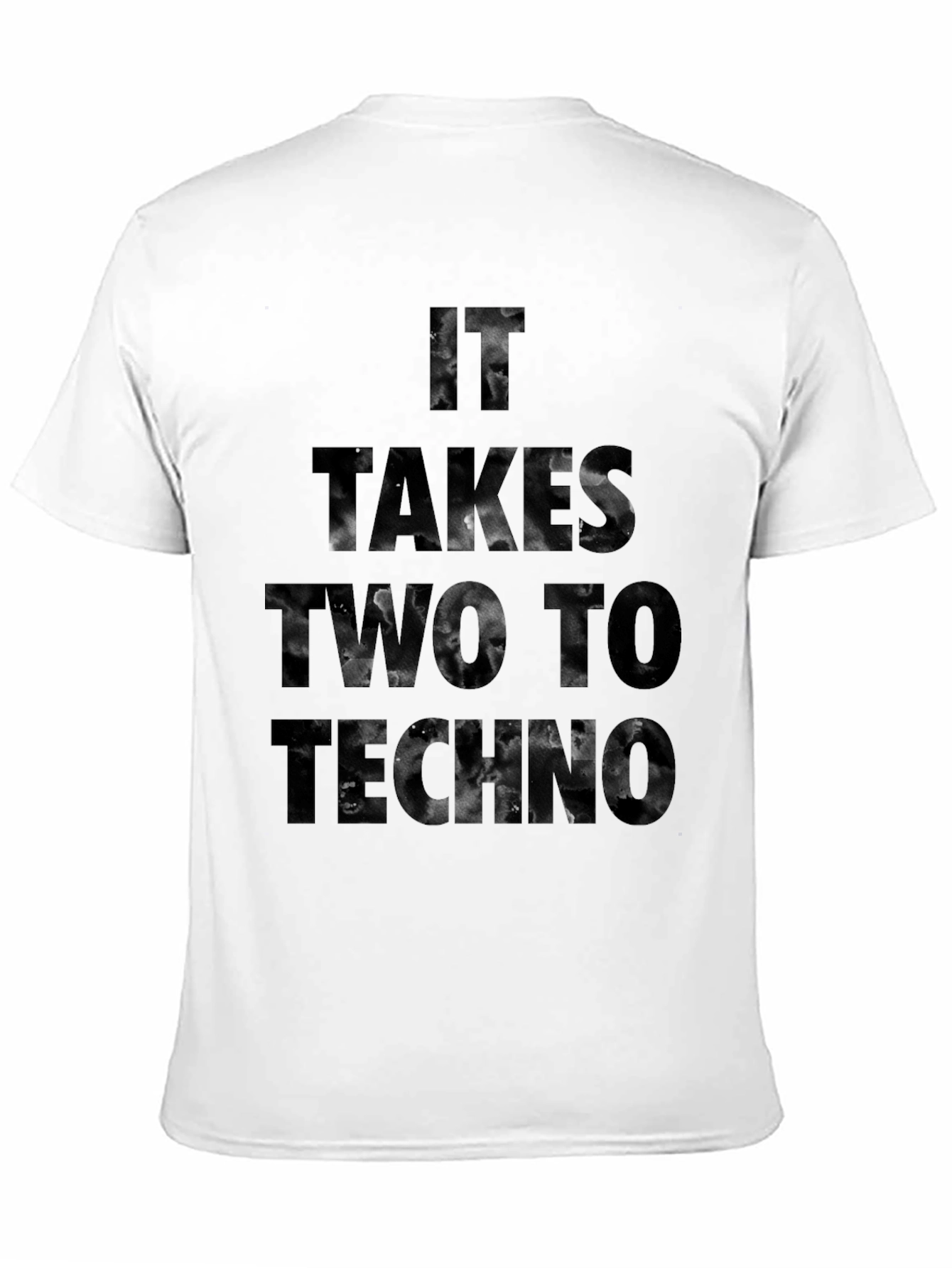 It Takes Two To Techno Black T-Shirt