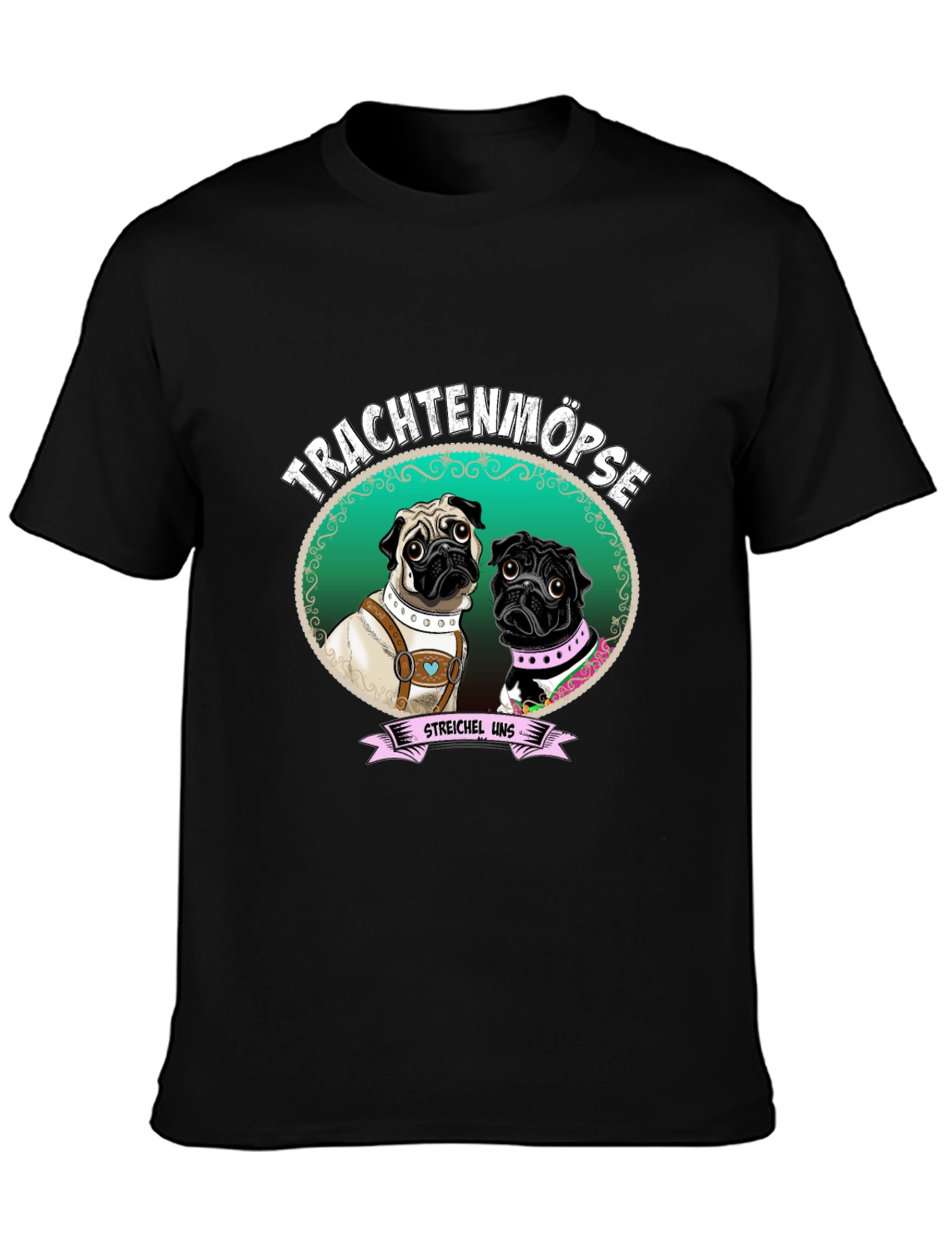 Trachtenmöpse Pug T-Shirt