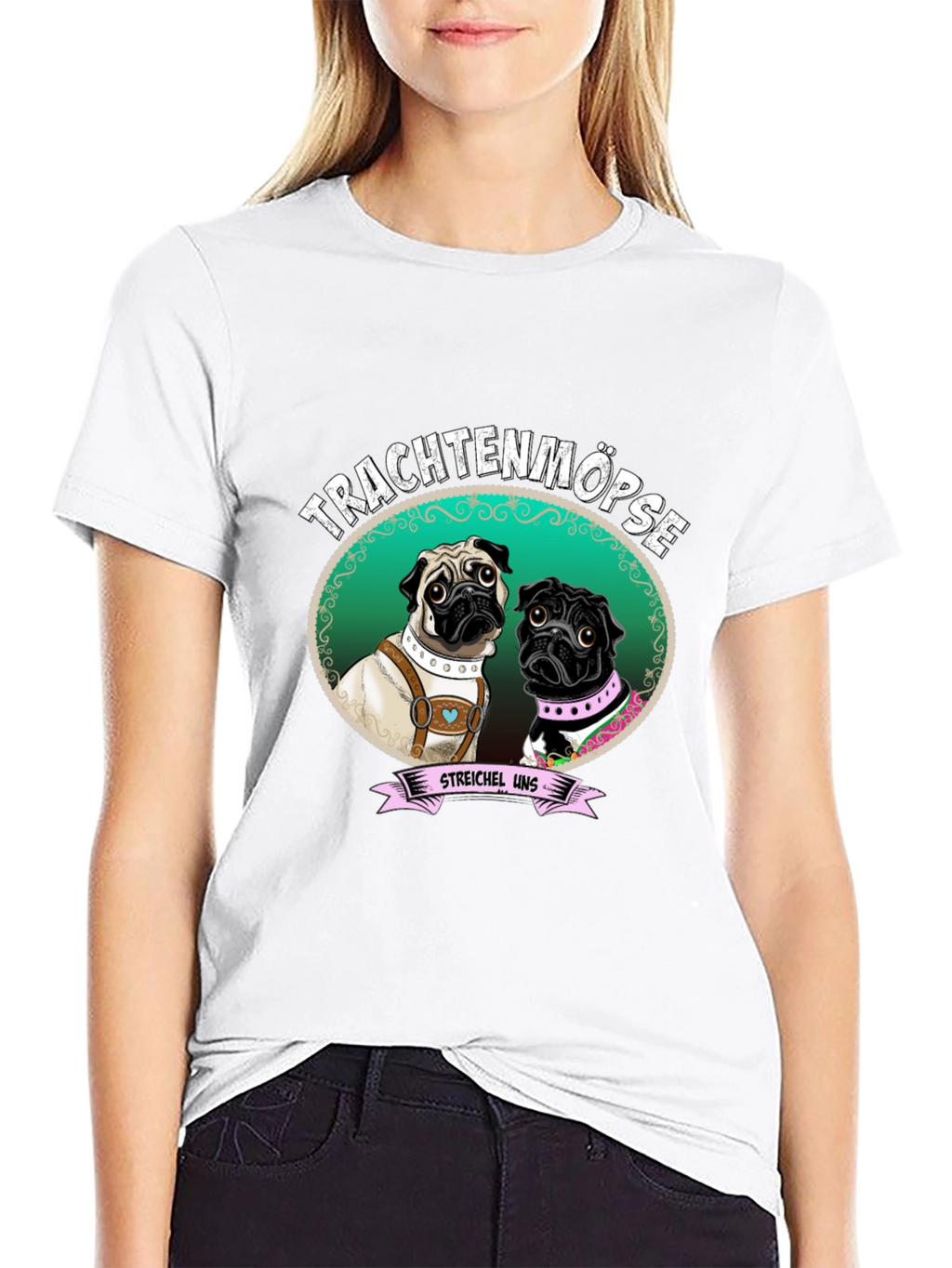 Trachtenmöpse Pug T-Shirt