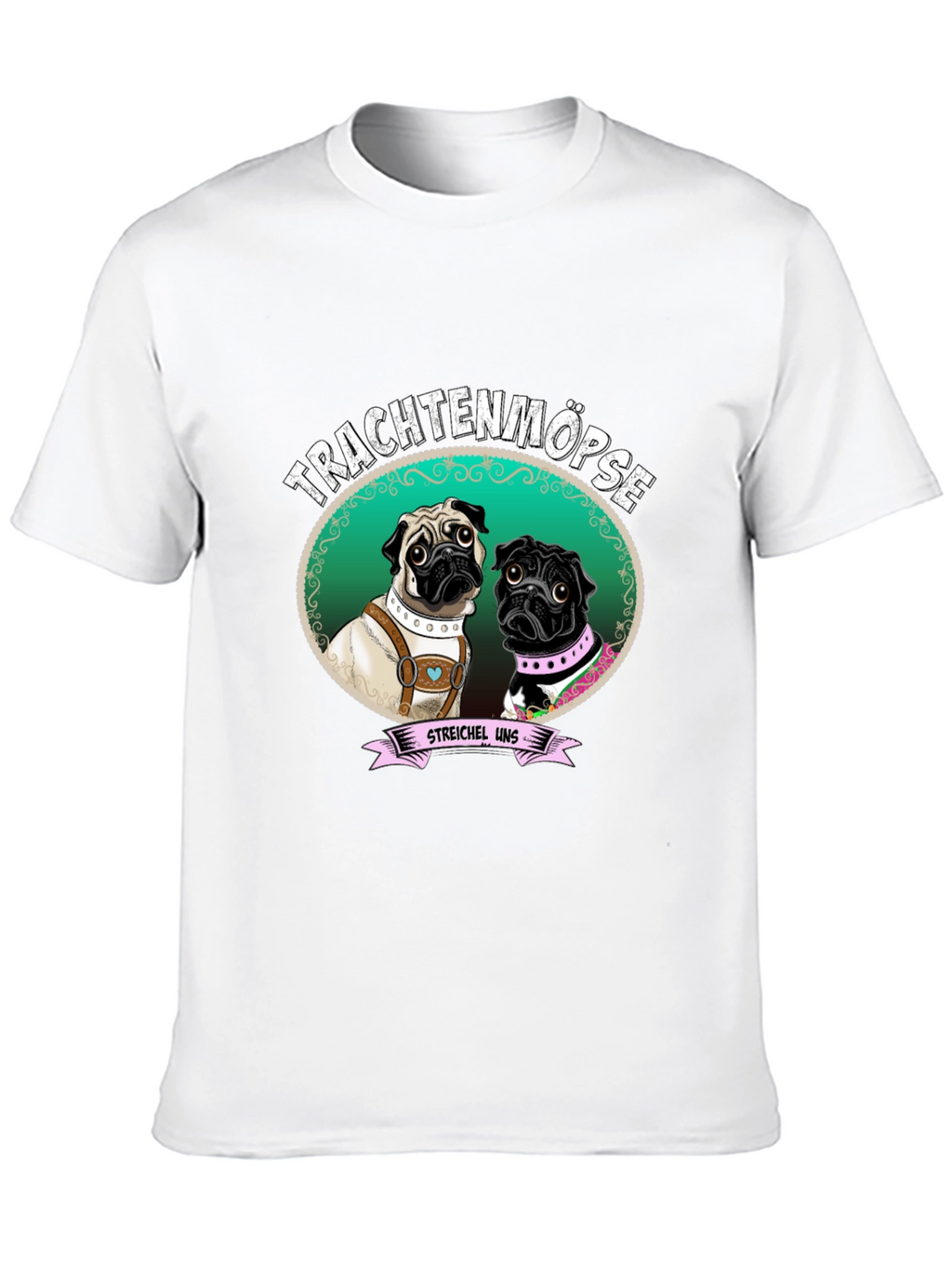 Trachtenmöpse Pug T-Shirt