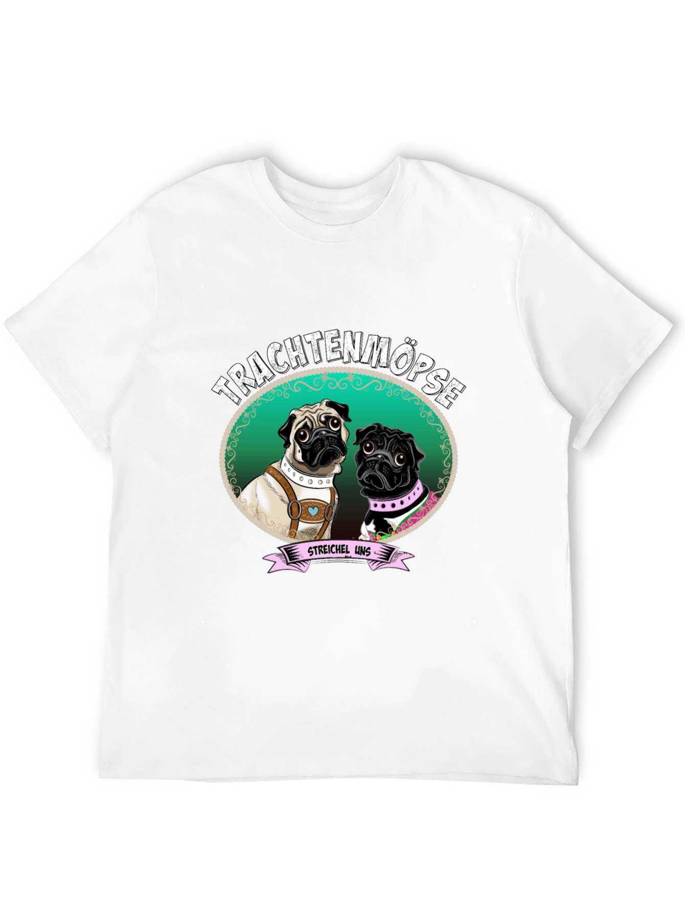 Trachtenmöpse Pug T-Shirt
