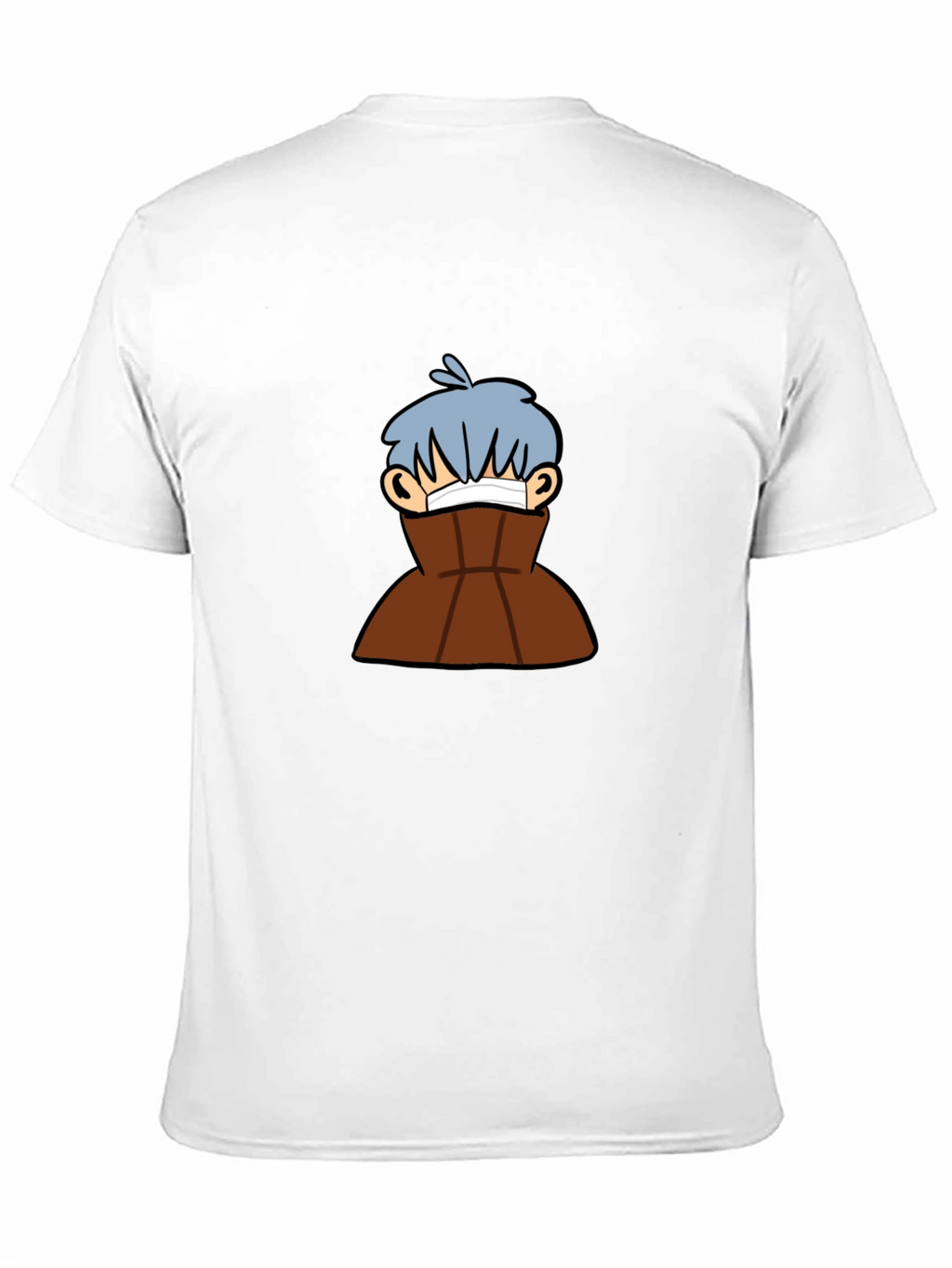 Black Graphic Tee - Cartoon Character